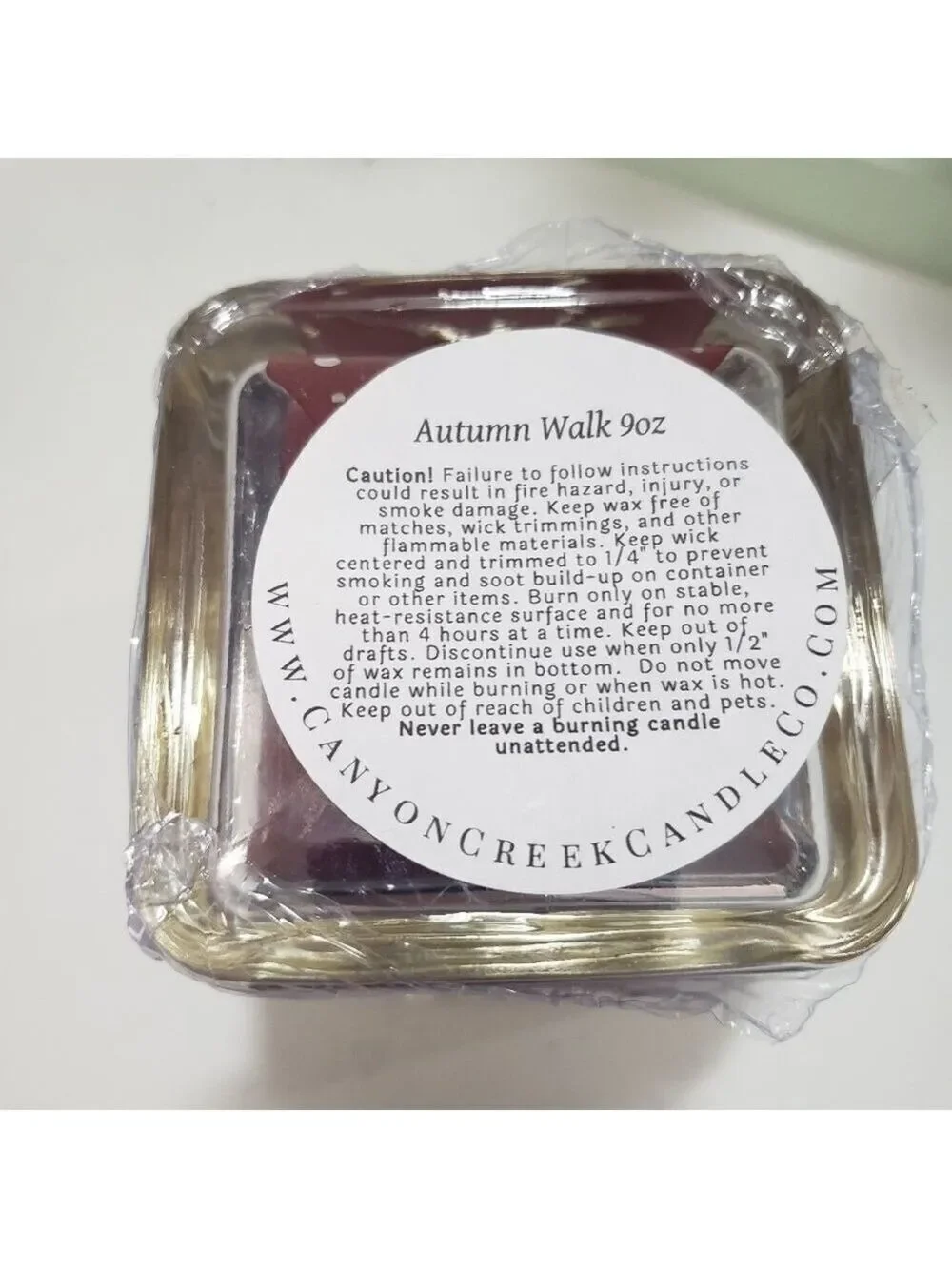 Canyon Creek Candle Co Autumn Walk Candle